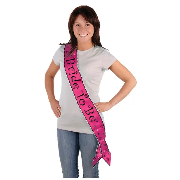 Bride To Be Satin Sash - Party Supplies