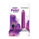 Bullet Point Rechargeable Bullet - 10 Functions - Functions Purple - Stimulators