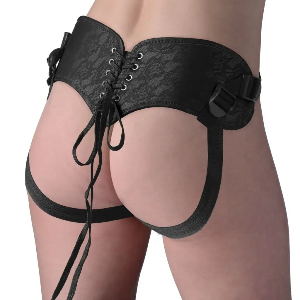 Strap U Strap On Harness Burlesque Universal Corset Harness at the Haus of Shag