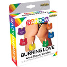 Burning Love Anus Candles Asst Colors & Scents - Party Games Gifts & Supplies