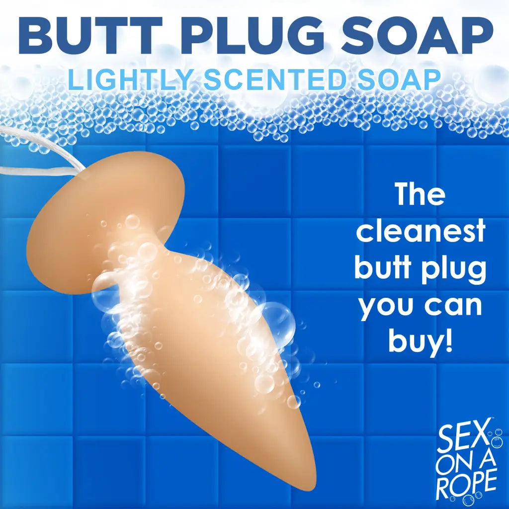 Butt Plug Soap On A Rope - Body Wash