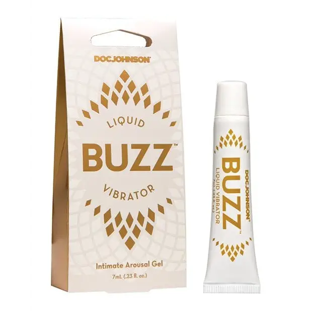 Doc Johnson Sexual Enhancers Buzz Original Liquid Vibrator Intimate Arousal Gel - .26 Oz at the Haus of Shag