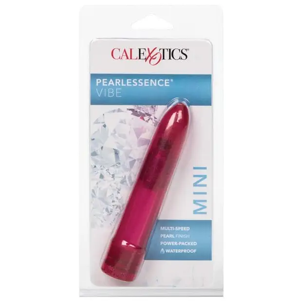 CalExotics Plain Vibrator Pink CalExotics 4.5" Mini Pearlessence Vibrator at the Haus of Shag