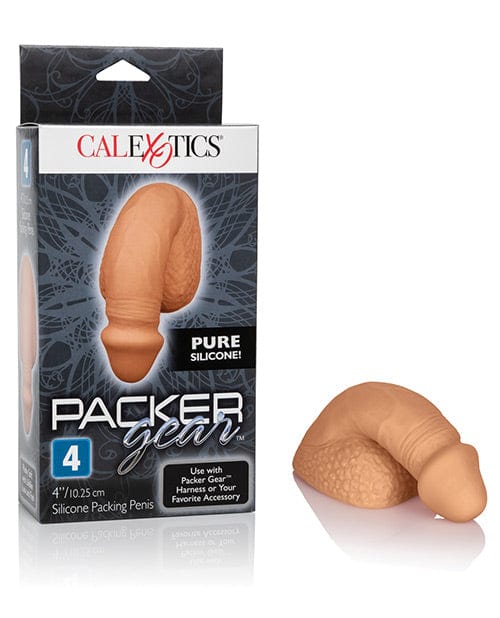 CalExotics Packer Caramel / 4" Packer Gear Silicone Packing Penis by CalExotics at the Haus of Shag