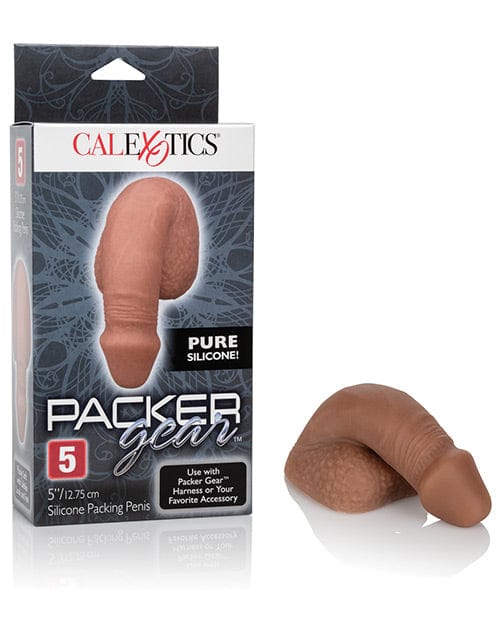 CalExotics Packer Chocolate / 5" Packer Gear Silicone Packing Penis by CalExotics at the Haus of Shag