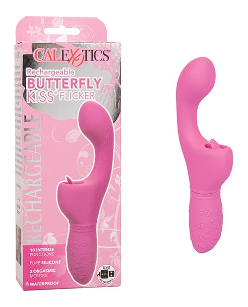 CalExotics Rabbit Pink Rechargeable Butterfly Kiss Flicker by CalExotics at the Haus of Shag