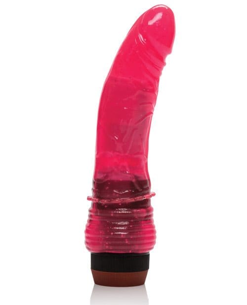 Vibrating Jelly Shag The Dildo Curved of 6.5\