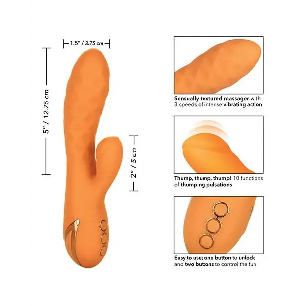 CalExotics Vibrator California Dreaming Newport Beach Babe - Orange at the Haus of Shag