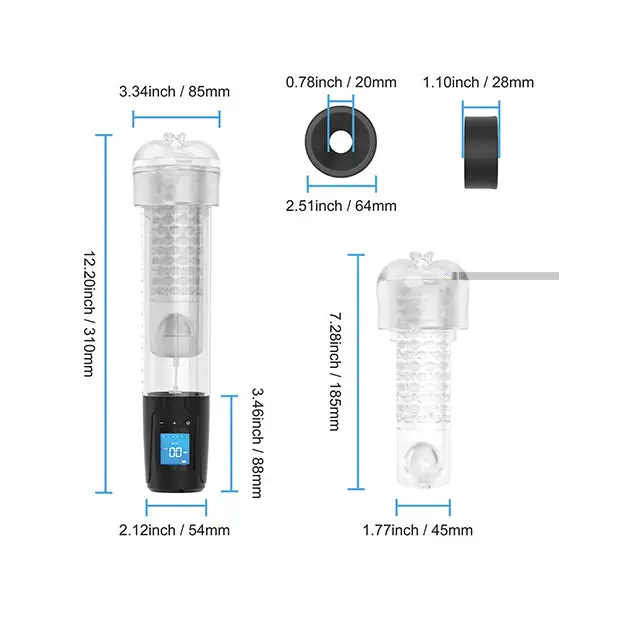 Calvin Vibrating Pump - White - Dolls & Masturbators