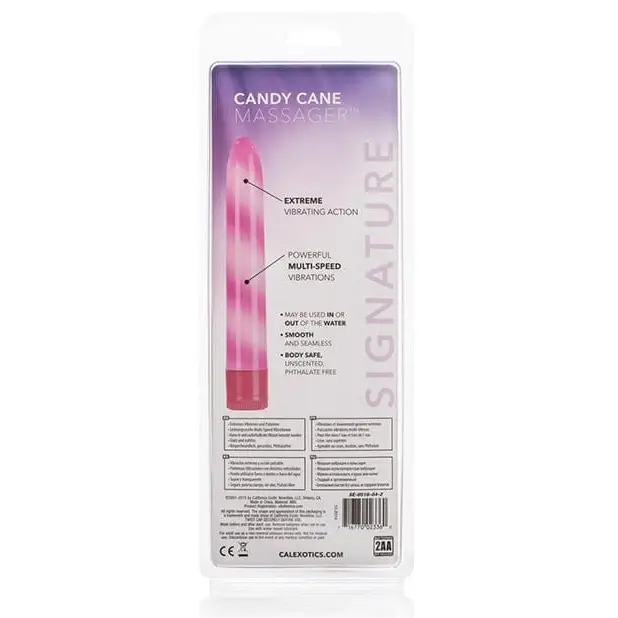 CalExotics Vibrator Candy Cane Waterproof at the Haus of Shag