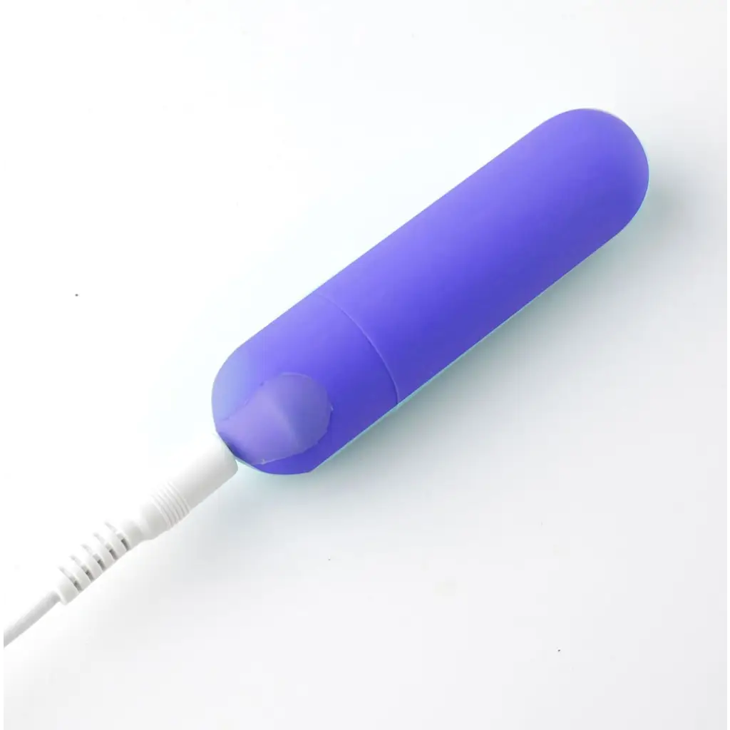 Casey Rechargeable Vibrating Erection Enhancer Ring Purple - Cock Ring