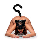 Tailz Tail Plug Black Cat Tail Anal Plug And Mask Set at the Haus of Shag