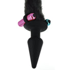 Tailz Tail Plug Black Cat Tail Anal Plug And Mask Set at the Haus of Shag