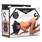 Tailz Tail Plug Black Cat Tail Anal Plug And Mask Set at the Haus of Shag