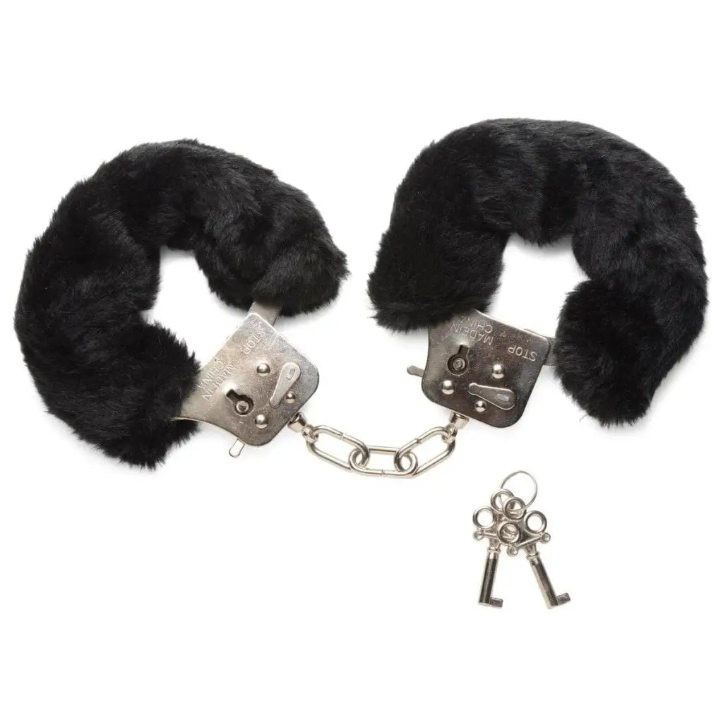 Frisky Cuffs Caught In Candy Handcuffs - Black at the Haus of Shag