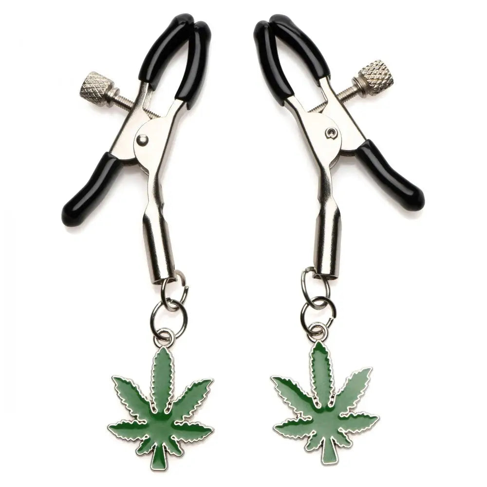 Charmed Mary Jane Nipple Clamps - Green - Nipple Clamp