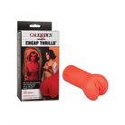 CalExotics Manual Stroker Cheap Thrills The She-devil Pussy Masturbator - Red at the Haus of Shag