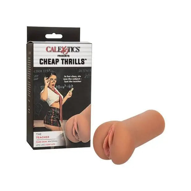 CalExotics Manual Stroker Cheap Thrills The Teacher - Tan at the Haus of Shag