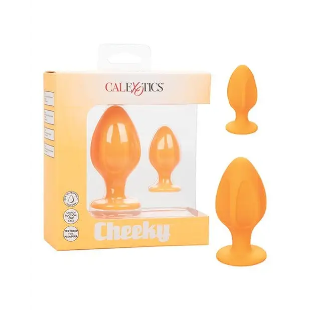 CalExotics Plug Orange Cheeky Butt Plug at the Haus of Shag