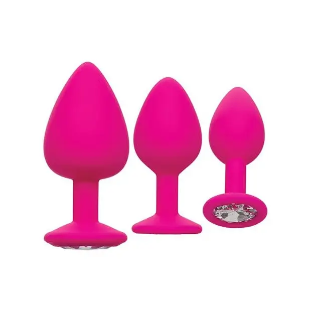 CalExotics Plug Cheeky Gems 3 Pc Plug Set at the Haus of Shag