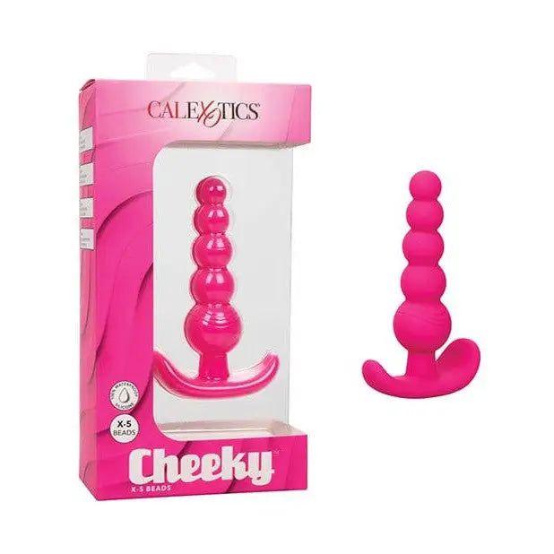 CalExotics Plug Cheeky X-5 Beads - Pink at the Haus of Shag