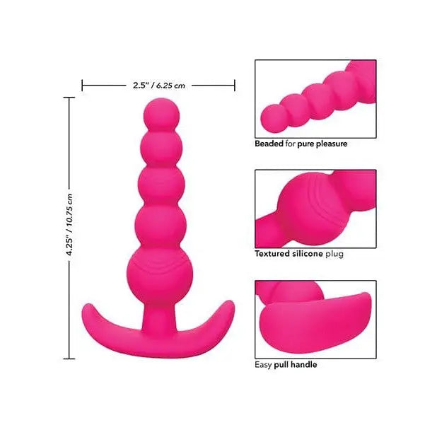 CalExotics Plug Cheeky X-5 Beads - Pink at the Haus of Shag