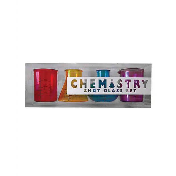 Chemistry Shot Glass Set - Set of 4 - Novelties