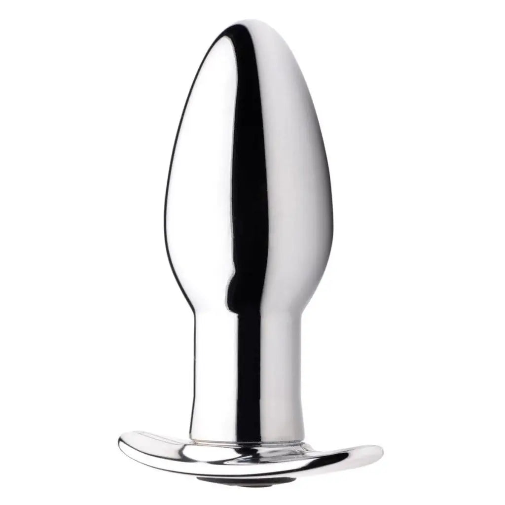 Master Series Plug Chrome Blast 7x Rechargeable Butt Plug With Remote Control at the Haus of Shag