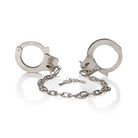 CalExotics Wrist Cuffs Chrome Hand Cuffs at the Haus of Shag