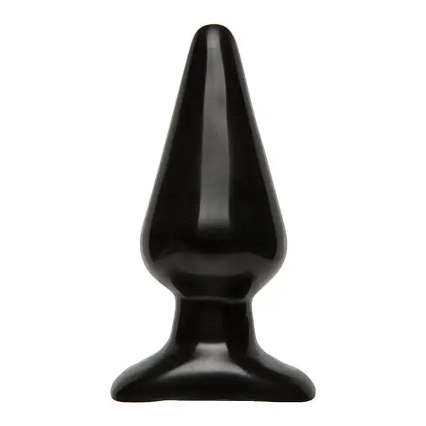 Classic Butt Plug: Black Plastic Penis Plug for All Your Intimate Needs