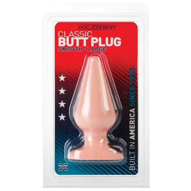 Classic butt plug in pink, showcased for the product ’Classic Butt Plug’