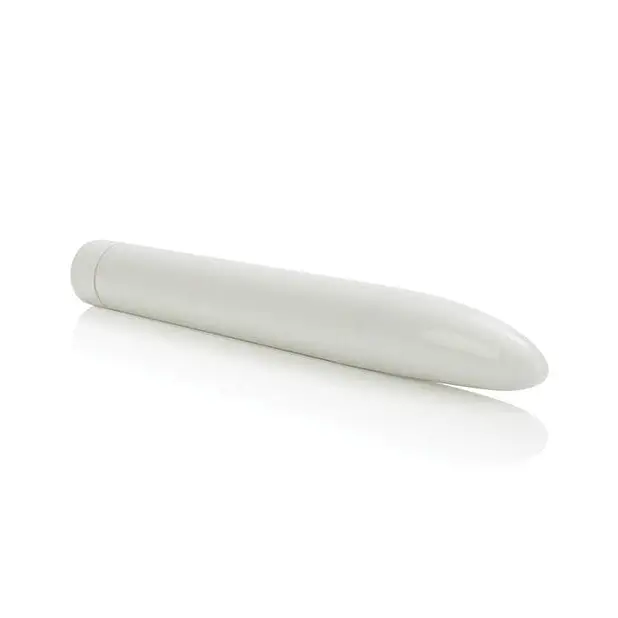 CalExotics Vibrator Classic Chic Maxi Mystique - White at the Haus of Shag