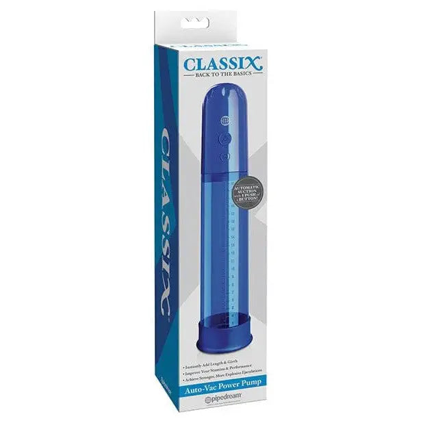 Classix Auto Vac Power Pump - Blue - Penis Pump