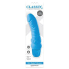 Blue Classix Mr. Right silicone vibrator in retail packaging