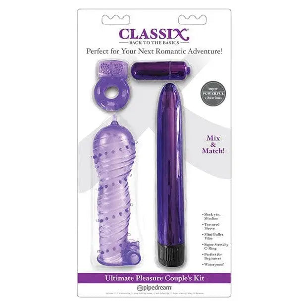 Classix Vibrator Purple Classix Ultimate Pleasure Couples Kit at the Haus of Shag