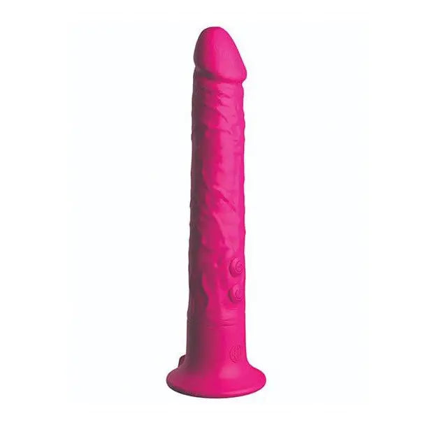 Bright pink Classix Wall Banger 2.0 silicone sex toy with suction base for hands-free play