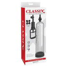 Classix Xl penis enlargement pump with clear cylinder and measurement markings