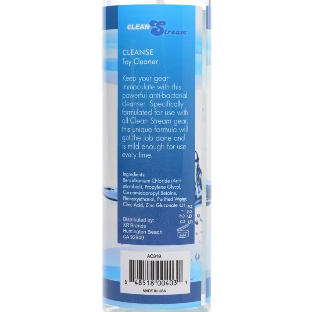 CleanStream Cleanse Natural Toy Cleaner - For Clear Facial and Body Cleansing