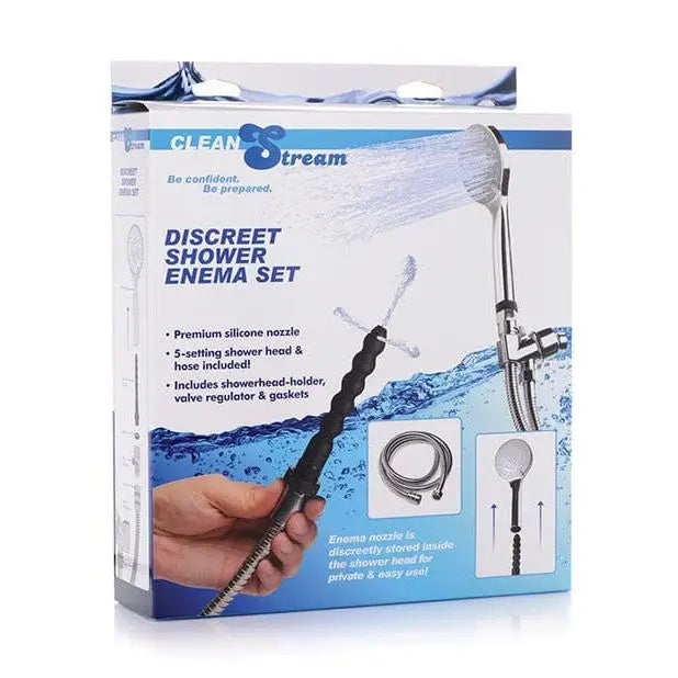 CleanStream Discreet Silicone Shower Enema Set ensures clean and maintained water with ease