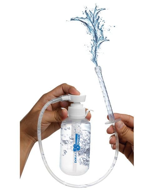CleanStream Enema 10 / Clear CleanStream Pump Action Enema Bottle with Nozzle at the Haus of Shag