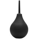 CleanStream Thin Tip Silicone Enema Bulb with a black vase-like design and handle