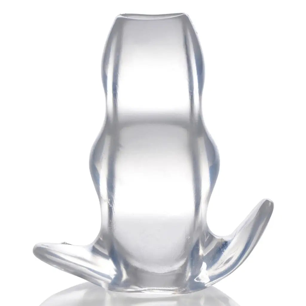 Master Series Plug Clear View Hollow Anal Plug at the Haus of Shag