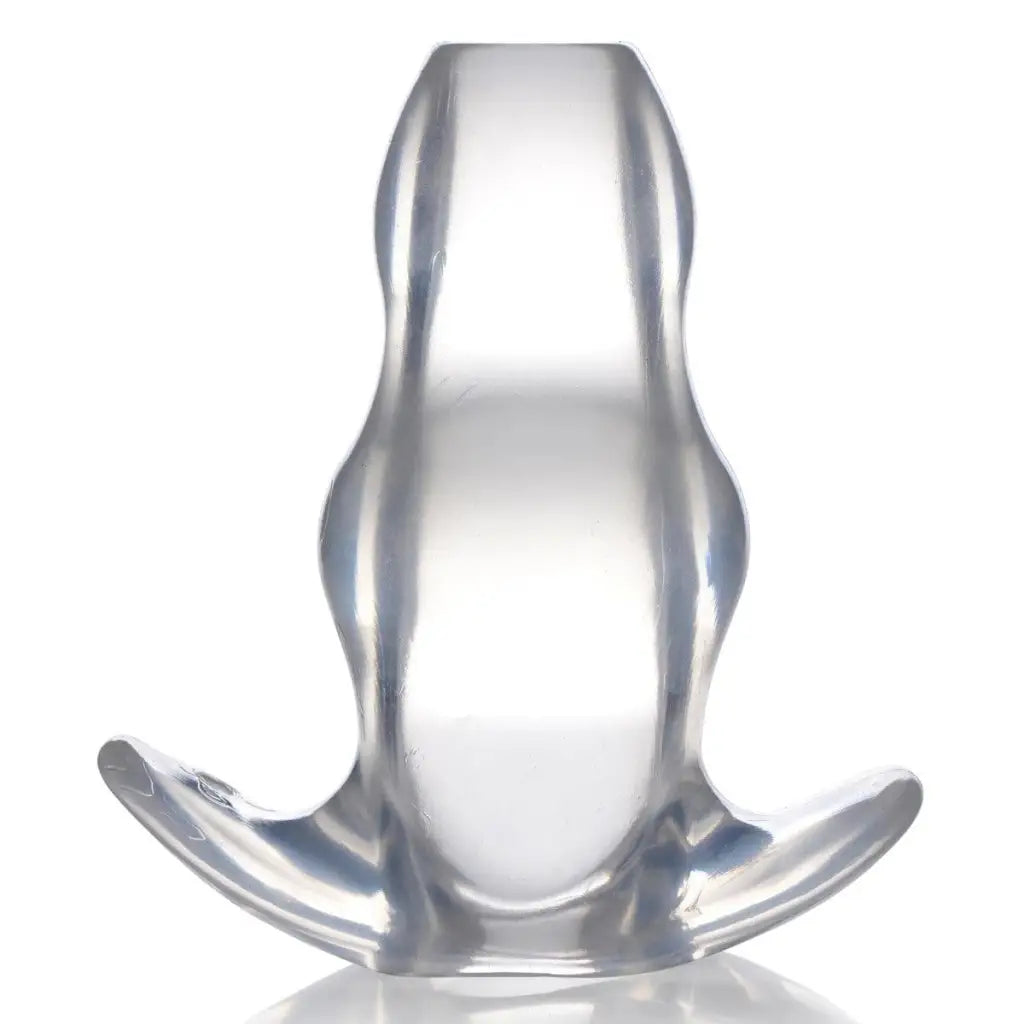 Master Series Plug Clear View Hollow Anal Plug at the Haus of Shag