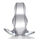 Master Series Plug Medium Clear View Hollow Anal Plug at the Haus of Shag