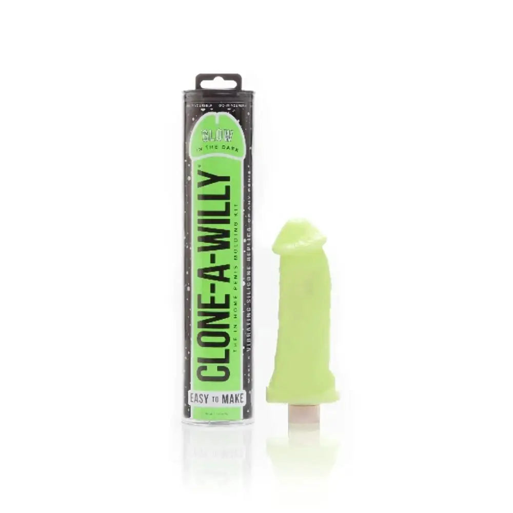 Glow-in-the-dark Clone-A-Willy vibrator kit: create your exact personal sex toy at home