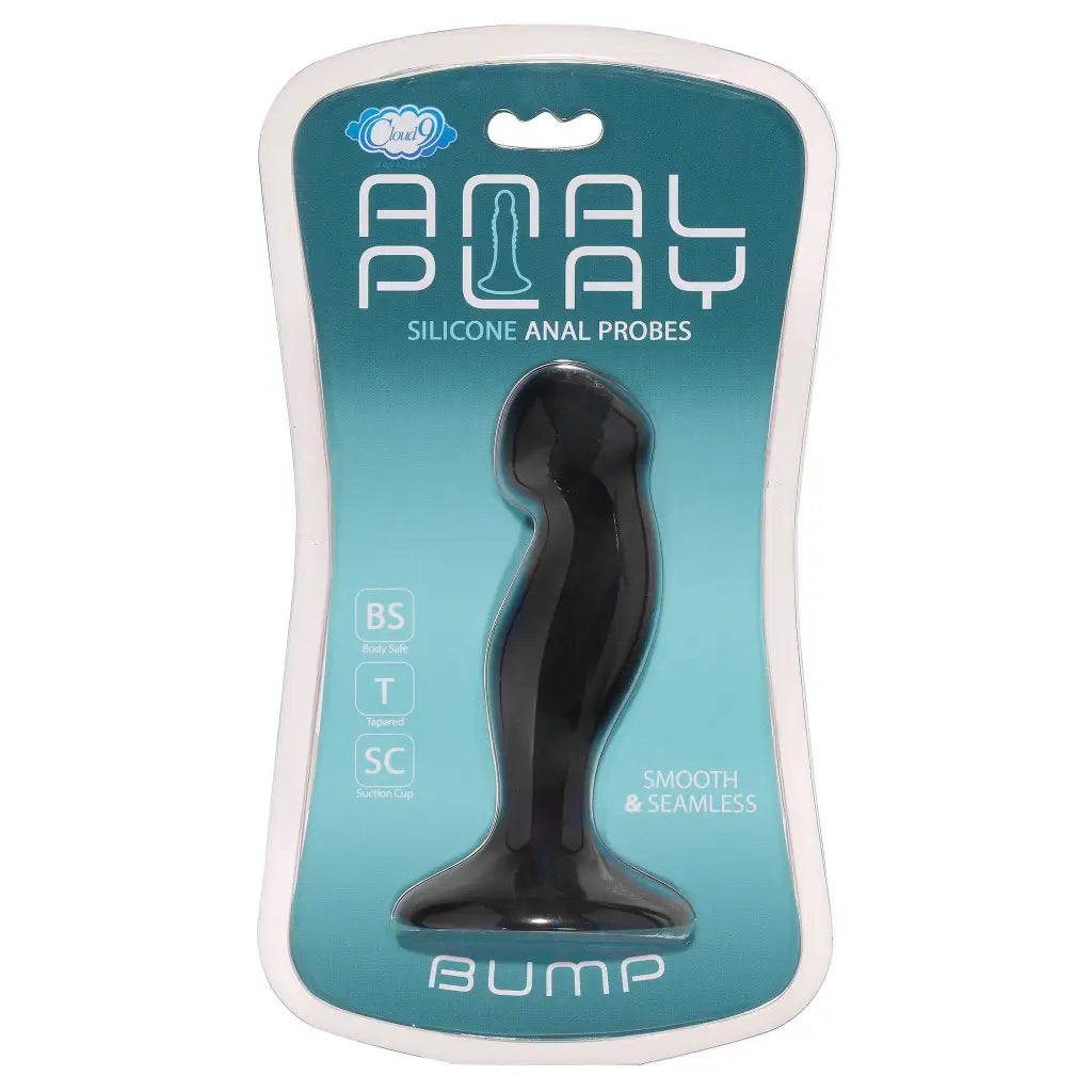 Cloud 9 Anal Play Silicone Bump - Black - Butt Plug