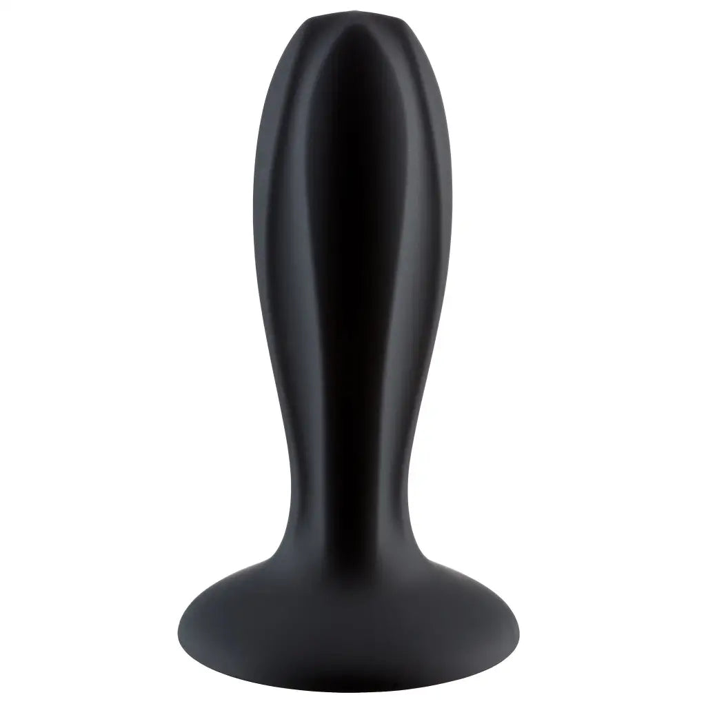 Cloud 9 Anal Play Silicone Groove - Black - Butt Plug