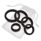 Cloud 9 Comfort Cock Rings W/flat Back 5-pk Pro Sensual Line - Cock Ring