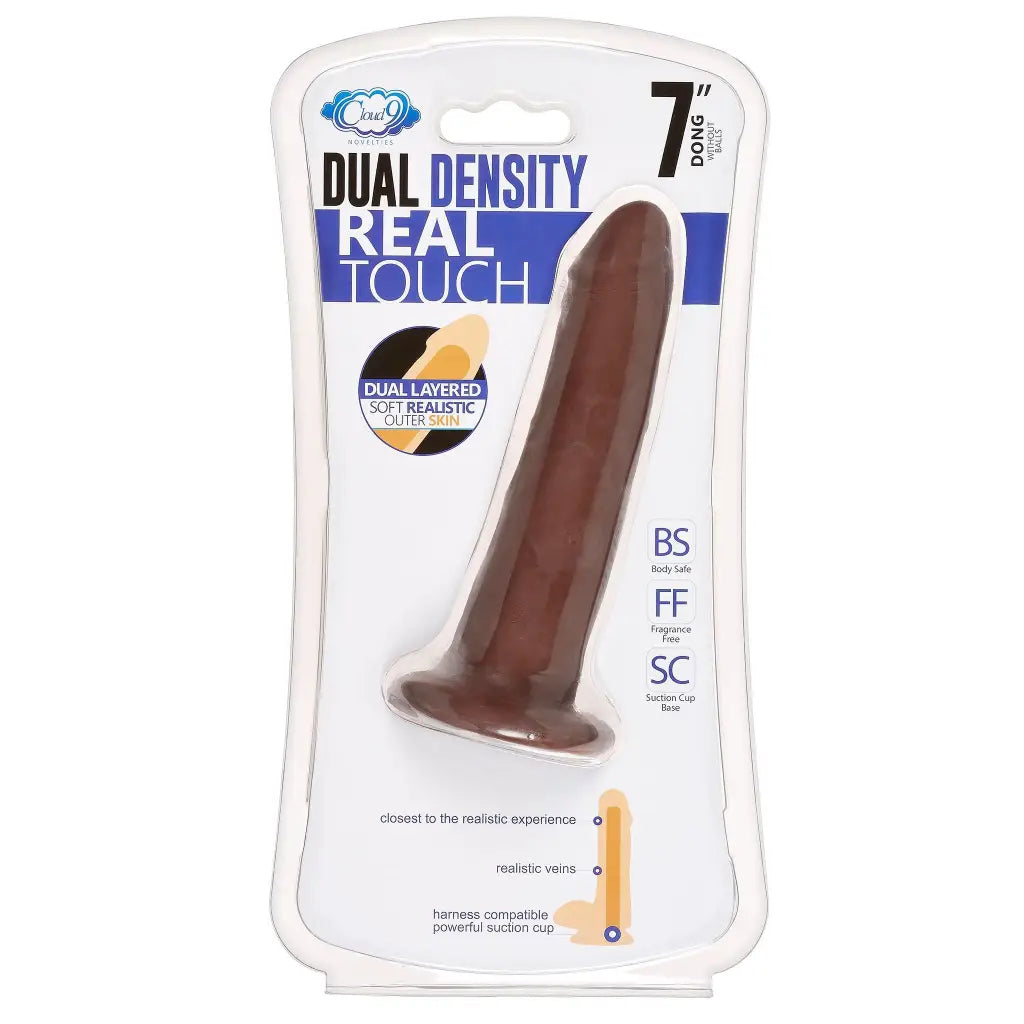 Cloud 9 Dual Density Dildo Touch 7in W/ No Balls - Realistic Dildo