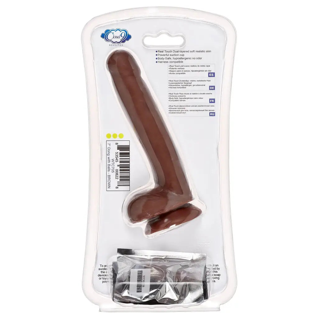 Cloud 9 Dual Density Dildo Touch W/ Balls - Realistic Dildo